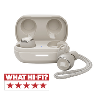 JBL Reflect Flow Pro - White - Waterproof true wireless Noise Cancelling active sport earbuds - Hero
