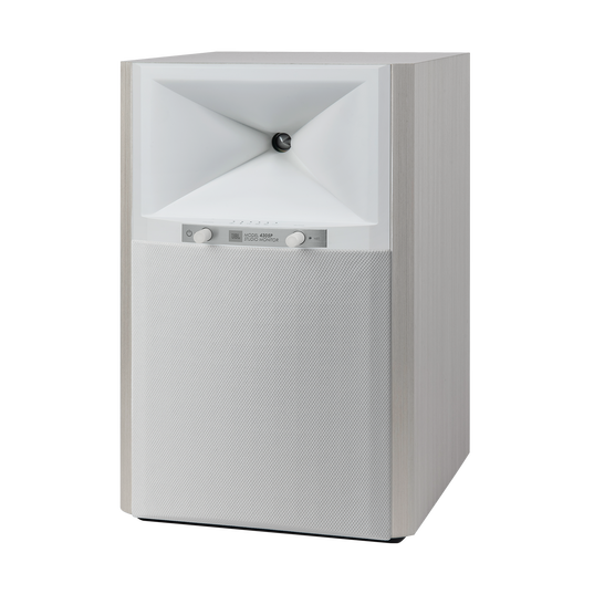 4305P Studio Monitor - White Aspen - Powered Bookshelf Loudspeaker System - Detailshot 3