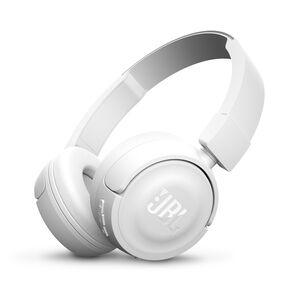 JBL T450BT - White - Wireless on-ear headphones - Hero