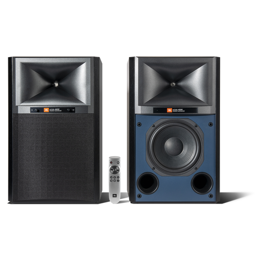 4329P Studio Monitor Powered Loudspeaker System - Black Walnut - Powered Bookshelf Loudspeaker System - Hero