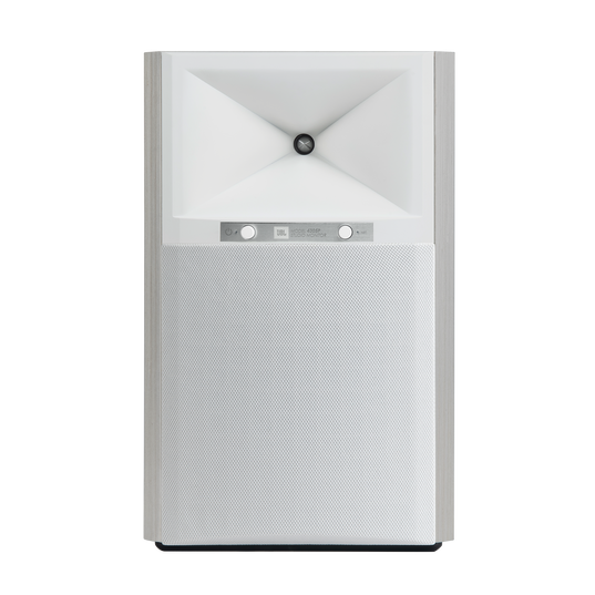 4305P Studio Monitor - White Aspen - Powered Bookshelf Loudspeaker System - Detailshot 1