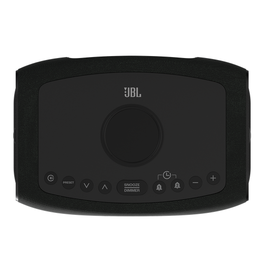 JBL Rise - Black - Bluetooth clock radio speaker with FM - Top