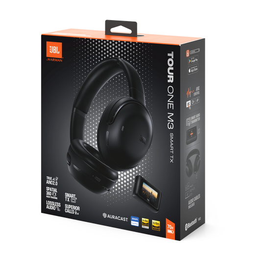 JBL Tour One M3 Smart Tx - Blue - Wireless over-ear Noise Cancelling headphones with JBL Smart Tx - Detailshot 15