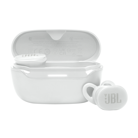 JBL Endurance Race 2 - White - Waterproof sports true wireless earbuds - Hero