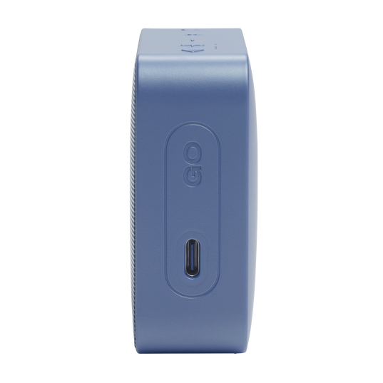 JBL Go Essential 2 - Blue - Portable Waterproof Speaker - Right