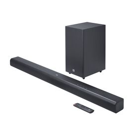 JBL Cinema SB580 - Black - 3.1 Channel Soundbar with Virtual Dolby Atmos® and Wireless Subwoofer - Hero JBL Cinema SB580 - Black - 3.1 Channel Soundbar with Virtual Dolby Atmos® and Wireless Subwoofer - Hero