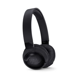 JBL Tune 600BTNC - Black - Wireless, on-ear, active noise-cancelling headphones. - Hero