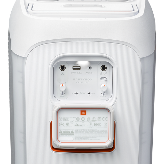 JBL PartyBox Club 120 - White - Portable party speaker - Detailshot 4