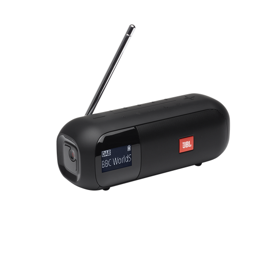 JBL Tuner 2 - Black - Portable DAB/DAB+/FM radio with Bluetooth - Hero