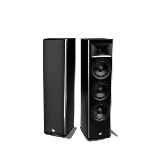 HDI-3800 - Black Gloss - 2 &frac12;-way Triple 8-inch (200mm) Floorstanding Loudspeaker - Detailshot 1