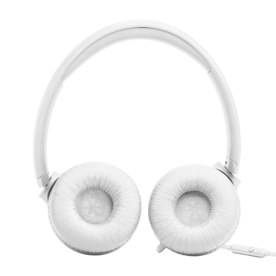 JBL Tune 530 Wired - White - Wired on-ear headphones - Left