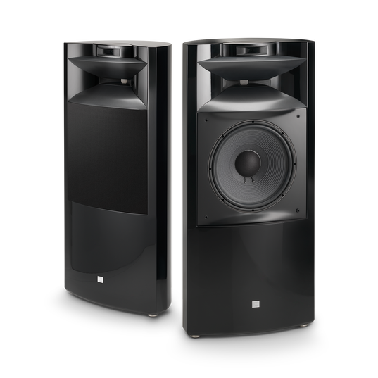 Project K2 S9900 - Black Gloss - 3-way 15" (380mm) Floorstanding Loudspeaker - Hero