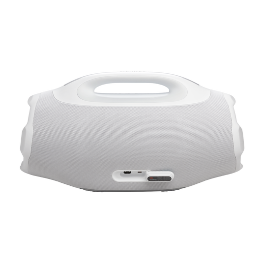 JBL Boombox 4 - White - Most powerful JBL portable waterproof speaker with massive JBL Pro Sound - Back