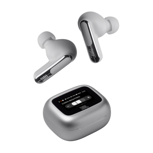 JBL LIVE BEAM 3 (シルバー) JBL Live Beam 3 | True wireless noise-cancelling closed-stick earbuds