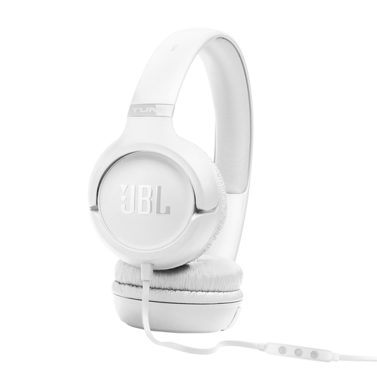 JBL Tune 530C - White - Wired on-ear headphones - Right