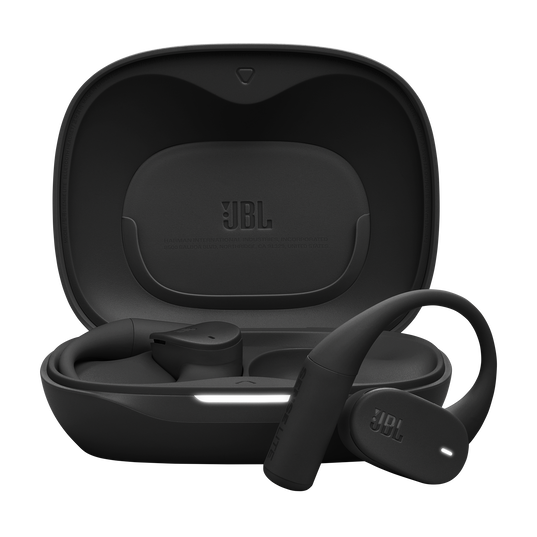 JBL Sense Lite - Black - True Wireless Open-ear Headphones - Hero
