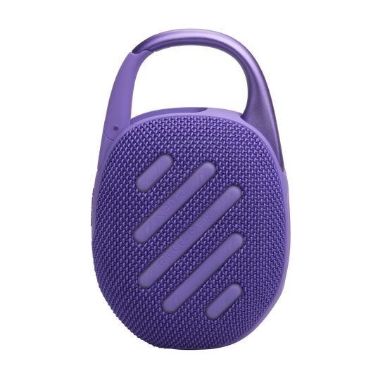 JBL Clip 5 - Purple - Ultra-portable waterproof speaker - Back