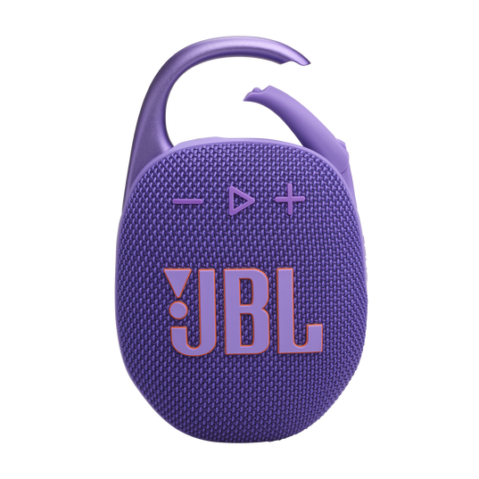 JBL Clip 5 - Purple - Ultra-portable waterproof speaker - Front