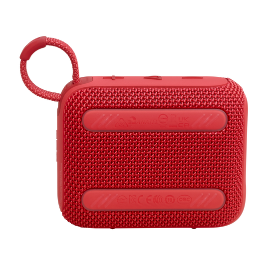 JBL Go 4 - Red - Ultra-Portable Bluetooth Speaker - Back