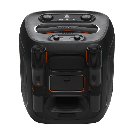 JBL PartyBox Encore 2 - Black - Portable party speaker with 2 mics - Back