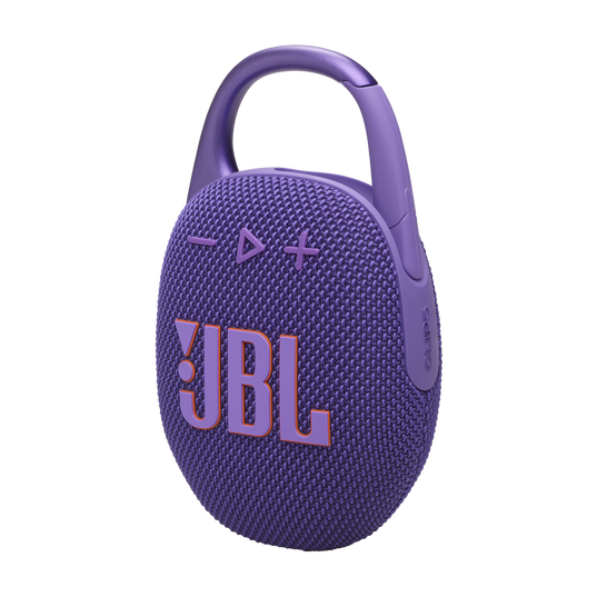 JBL Clip 5 - Purple - Ultra-portable waterproof speaker - Detailshot 1
