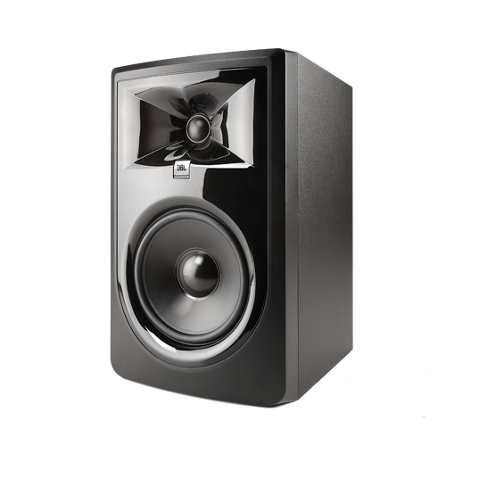 JBL 306P MkII - Black - Powered 6" (15.24 cm) Two-Way Studio Monitor - Hero