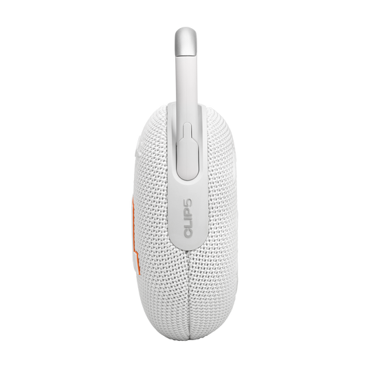 JBL Clip 5 - White - Ultra-portable waterproof speaker - Right