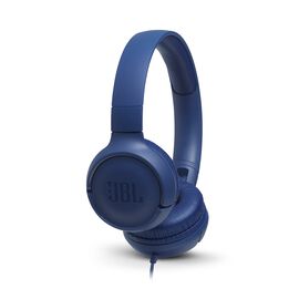 JBL Tune 500 - Blue - Wired on-ear headphones - Hero JBL Tune 500 - Blue - Wired on-ear headphones - Hero