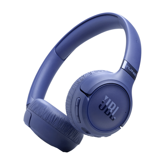 JBL Tune 680NC - Blue - Wireless on-ear Noise cancelling headphones - Hero