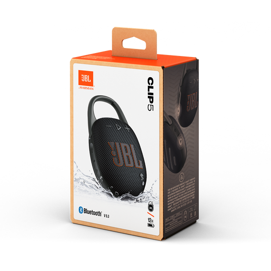 JBL Clip 5 - Black - Ultra-portable waterproof speaker - Detailshot 15