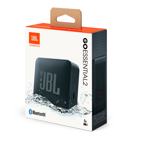 JBL Go Essential 2 - Black - Portable Waterproof Speaker - Detailshot 8