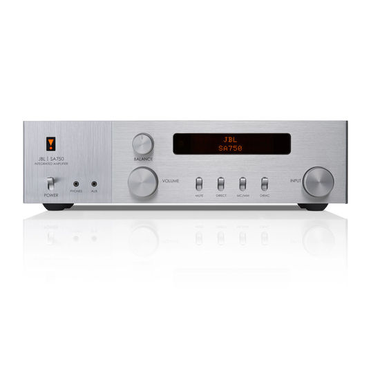 JBL SA750 - Teak - Streaming Integrated Stereo Amplifier - Front