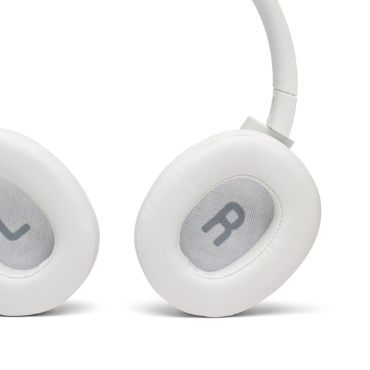 JBL Tune 750BTNC - White - Wireless Over-Ear ANC Headphones - Detailshot 4