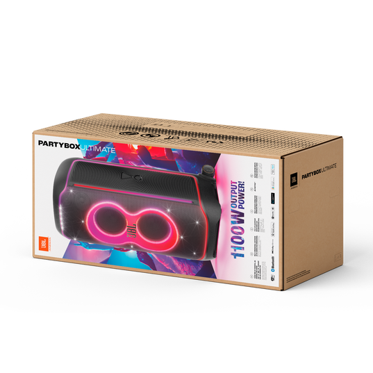 JBL PartyBox Ultimate - Black 2 - Massive party speaker with powerful sound, multi-dimensional lightshow, and splashproof design. - Detailshot 3