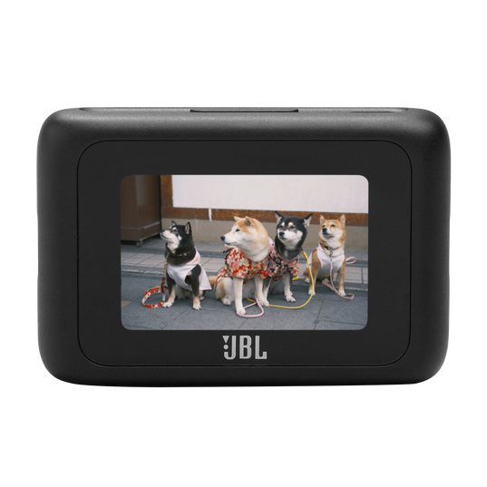 JBL Smart Transmitter - Black - Smart wireless transmitter with touch screen display for universal connectivity - Front