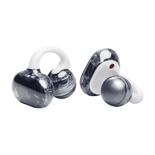 JBL Soundgear Clips - White - True wireless open-ear headphones - Front