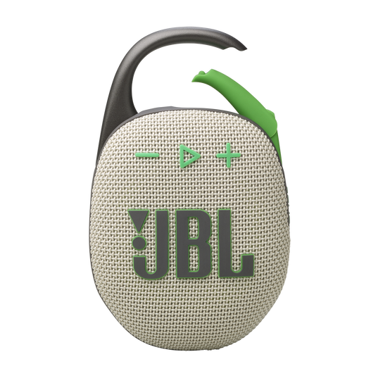 JBL Clip 5 - Sand - Ultra-portable waterproof speaker - Front