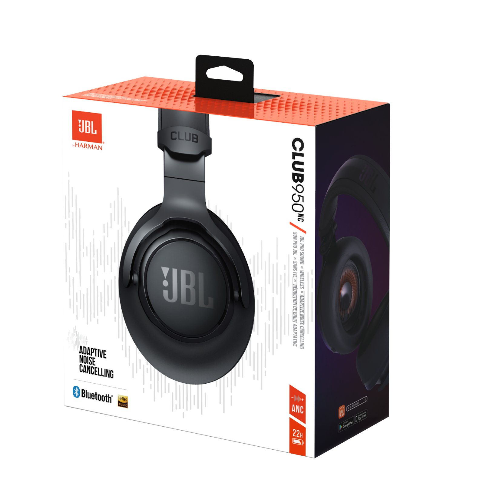 JBL Club 950NC | Wireless over-ear noise cancelling headphones