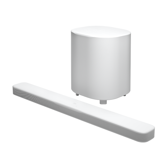 JBL Bar 500MK2 - White - 5.1 channel soundbar system with Dolby Atmos® - Detailshot 4