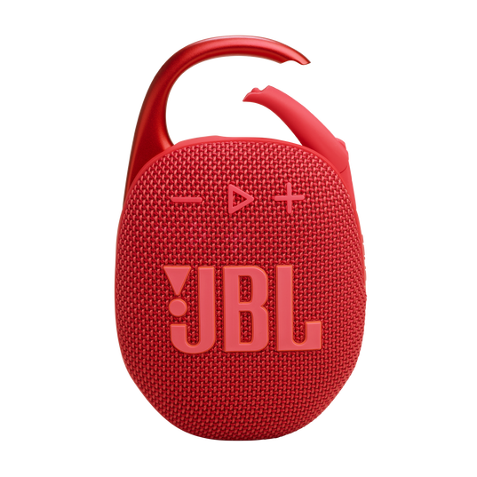 JBL Clip 5 - Red - Ultra-portable waterproof speaker - Front