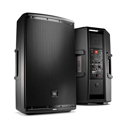 JBL EON615 - Black - 15" (38 cm) Two-Way Multipurpose Self-Powered Sound Reinforcement - Hero
