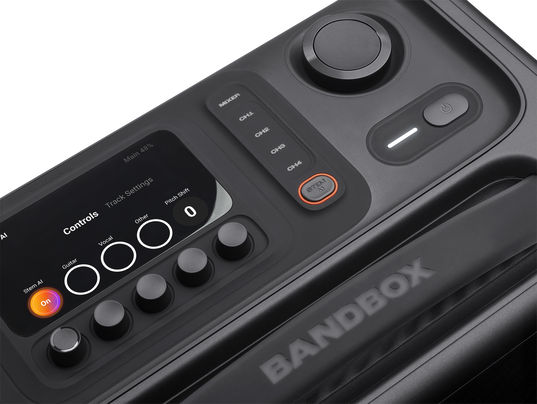 JBL BandBox Trio - Black - Portable AI-powered practice amp and speaker - Detailshot 1