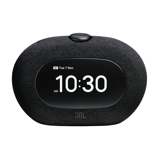 JBL Horizon 3 with FM - Black - Bluetooth&reg; clock radio speaker with FM - Front