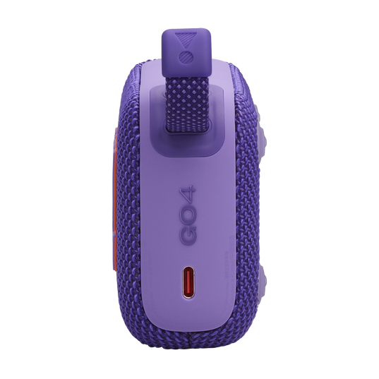 JBL Go 4 - Purple - Ultra-Portable Bluetooth Speaker - Left