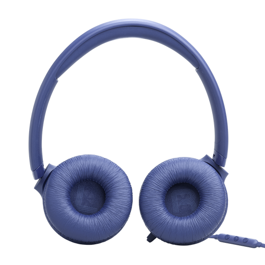JBL Tune 530C - Blue - Wired on-ear headphones - Left