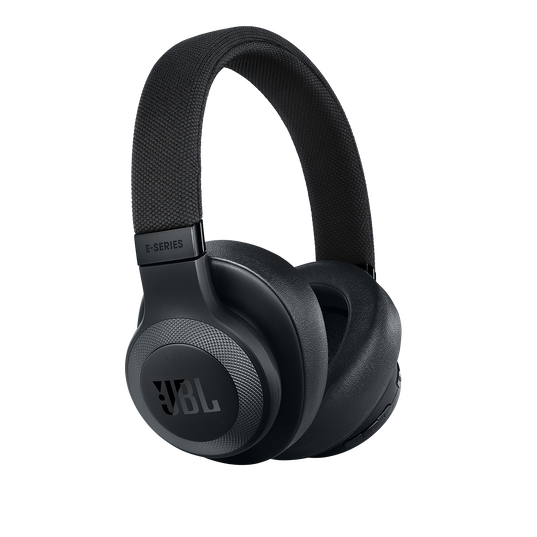 JBL E65BTNC - Black Matte - Wireless over-ear noise-cancelling headphones - Hero