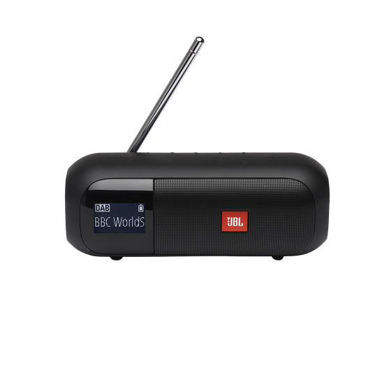 JBL Tuner 2 - Black - Portable DAB/DAB+/FM radio with Bluetooth - Front
