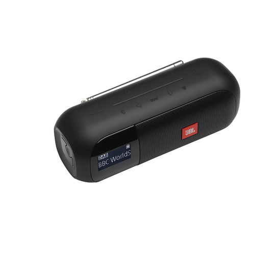 JBL Tuner 2 - Black - Portable DAB/DAB+/FM radio with Bluetooth - Detailshot 2