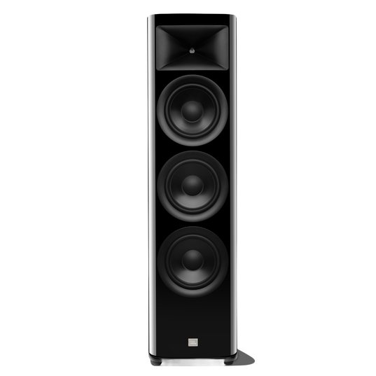 HDI-3800 - Black Gloss - 2 &frac12;-way Triple 8-inch (200mm) Floorstanding Loudspeaker - Hero