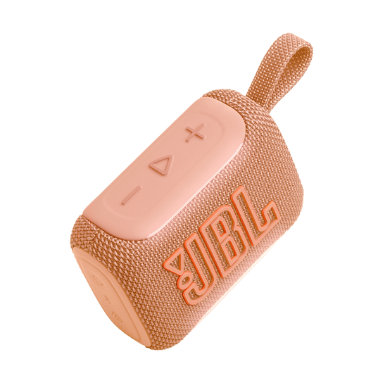 JBL Go 5 - Orange - Ultra-portable waterproof and drop-proof speaker with JBL legendary sound and ambient edge lighting - Detailshot 2